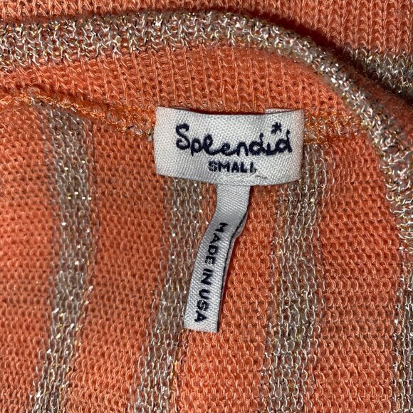 Splendid Small Sparkly Knit Sweater Top - Picture 5 of 6